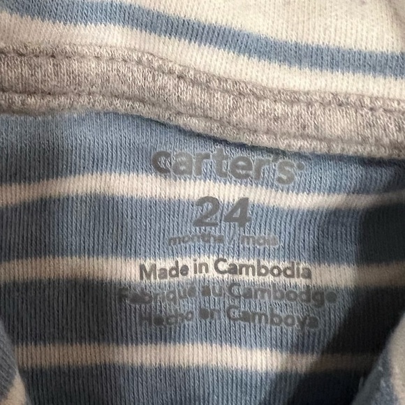 Bundle of 2 Boys 24 Months Long Sleeve Onesies - Picture 4 of 5